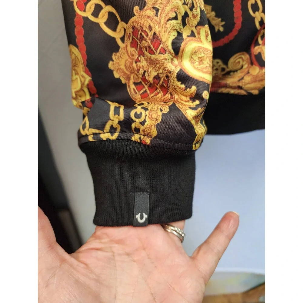 True Religion XL NEW! Limited Edition Reversible Bomber Jacket $695